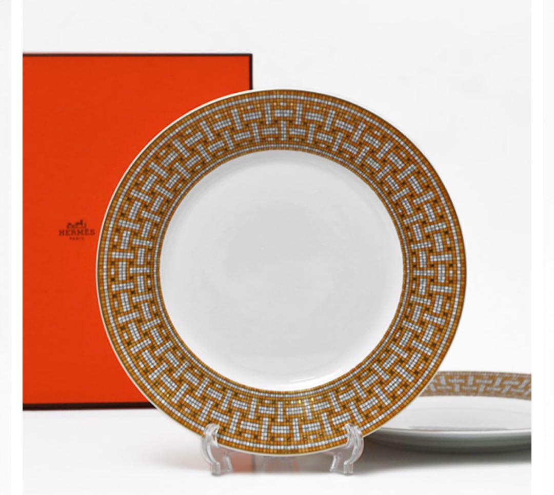 新品未使用品　エルメス　プレート　モザイク24 2枚セット