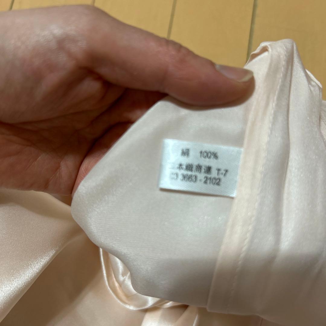 新品未使用ランコムLANCOMEシルク100%ピンクパジャマフリーサイズ