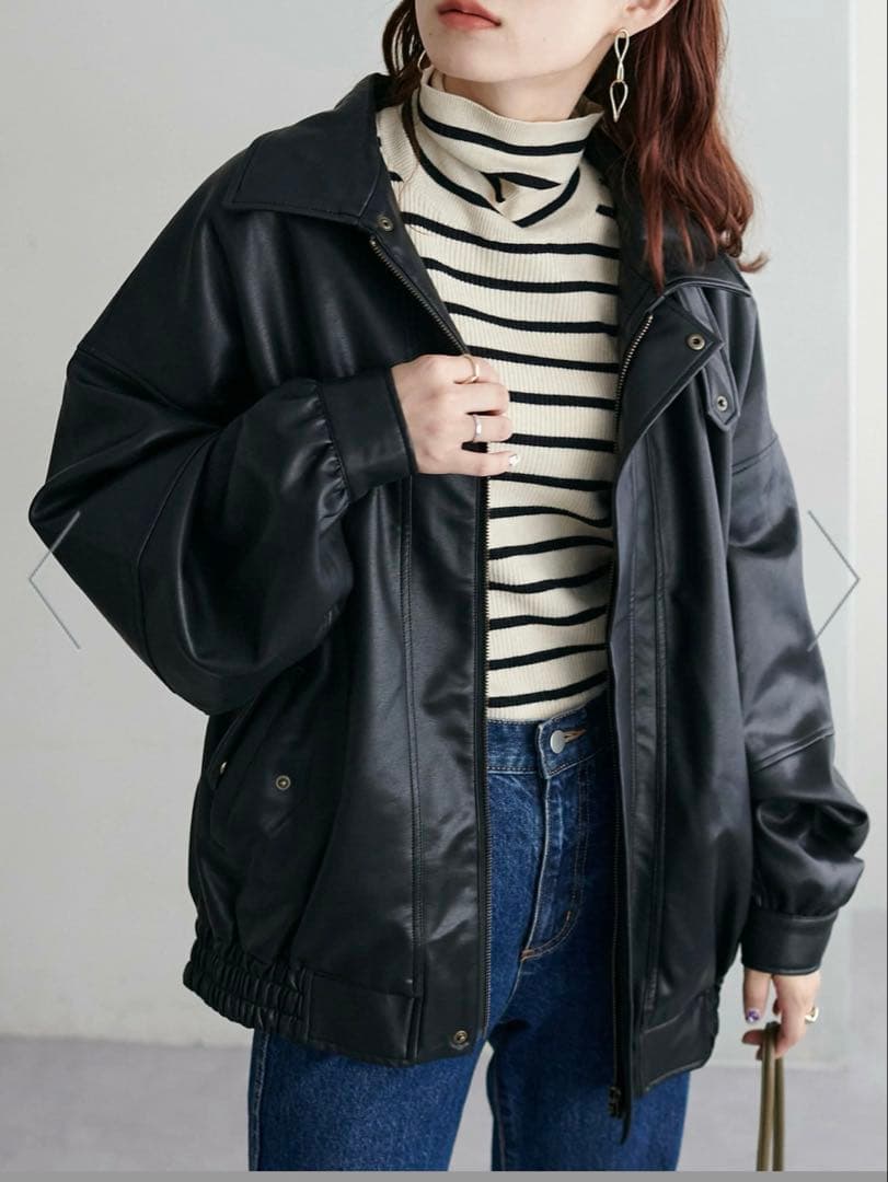 【中古・美品】ヴィンテージPUレザージャケット