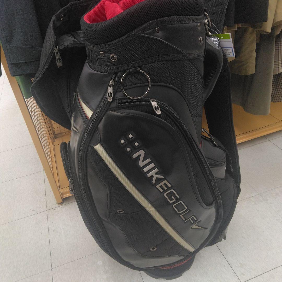 NIKE ナイキゴルフ　9型　キャディバッグ　ブラック　フード付き