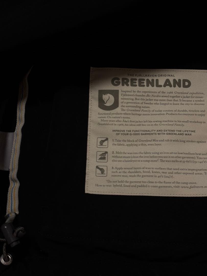 FJALL RAVEN Greenland Jacket ジャケット ブラック