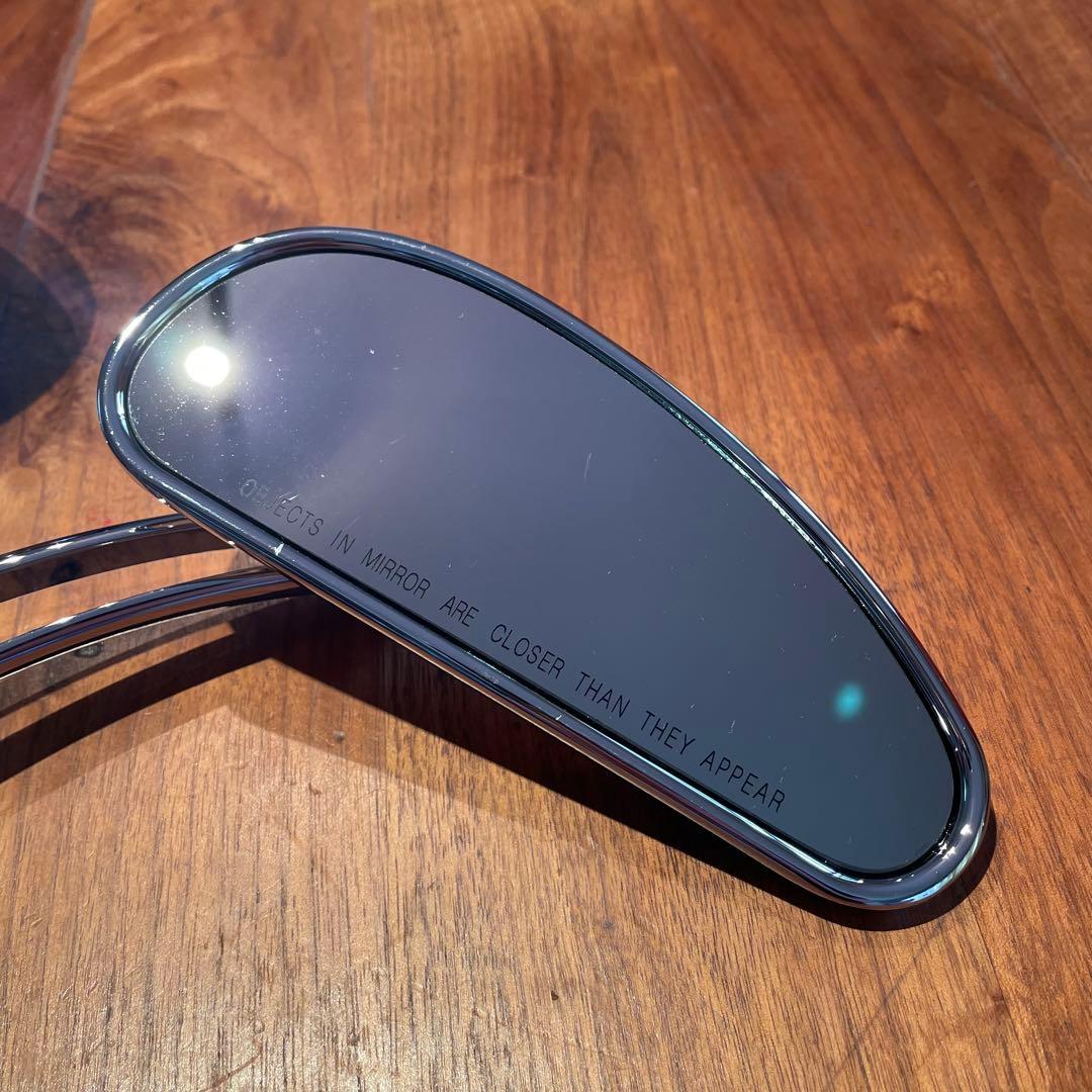 Harley Davidson純正 クローム スロットステムミラー 美品 箱付き