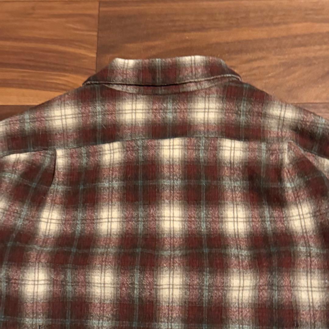 70s pendleton ボードシャツ　オンブレ　ビッグサイズ