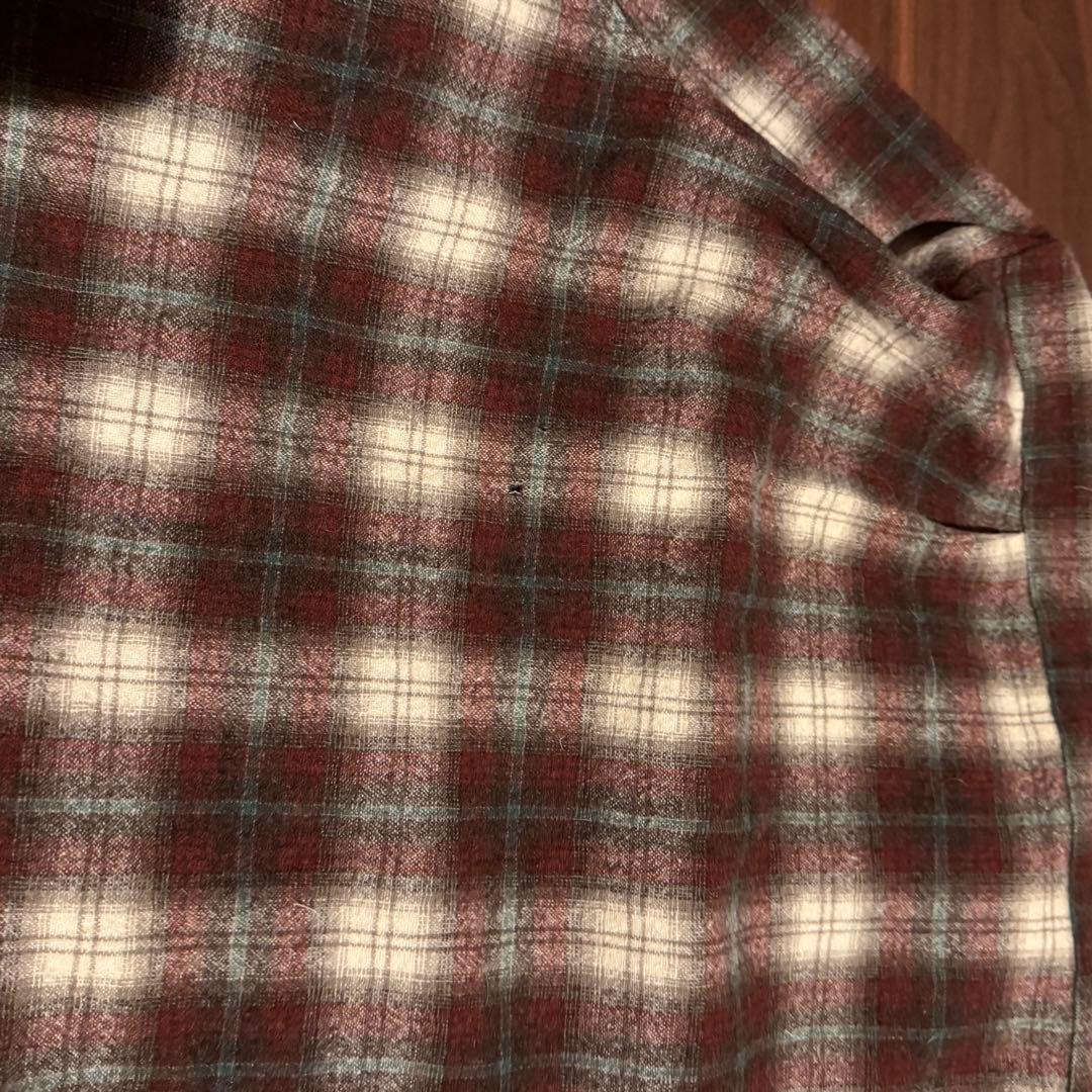 70s pendleton ボードシャツ　オンブレ　ビッグサイズ