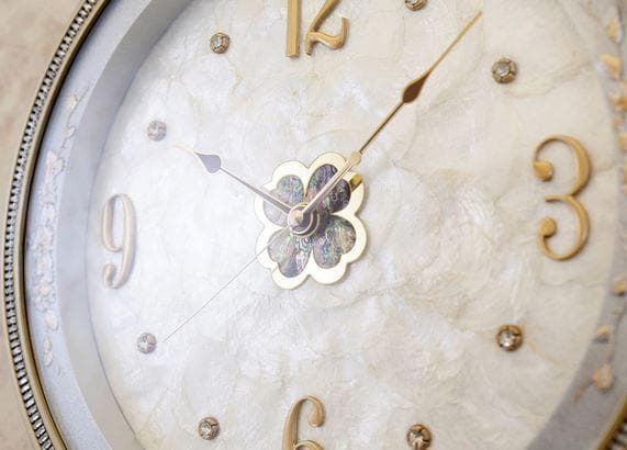 壁掛け時計 ウォールクロック ロシェル シルバー LS-B8599