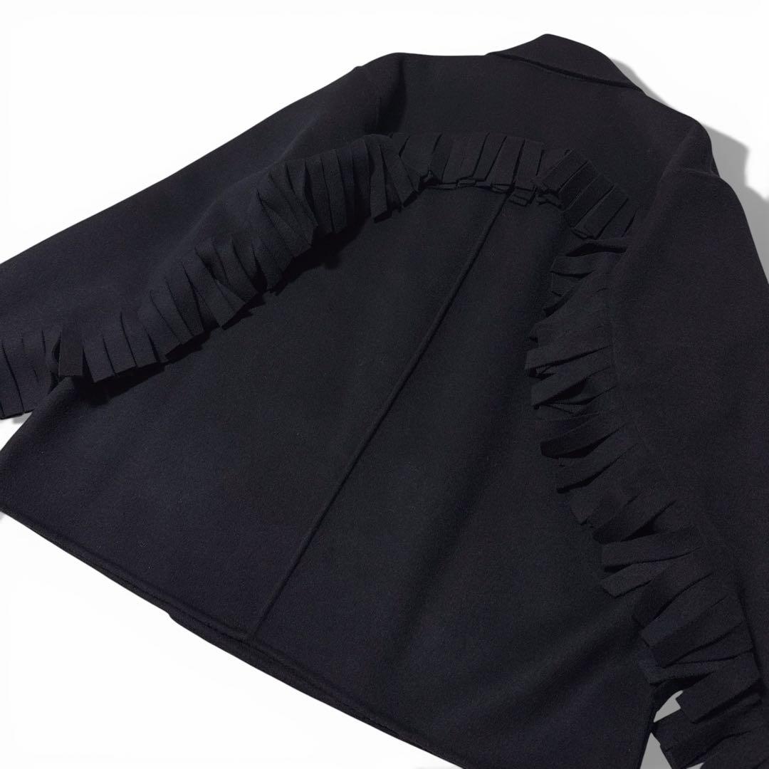 極美品✨️24AW　定価12万　コレクション掲載　CINOH　チノ　フリンジコート