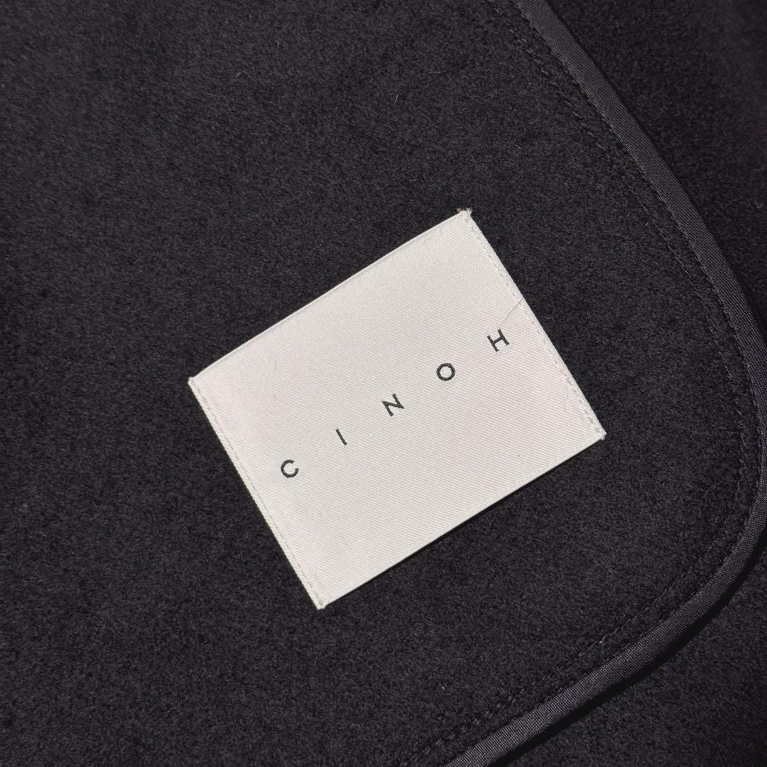極美品✨️24AW　定価12万　コレクション掲載　CINOH　チノ　フリンジコート