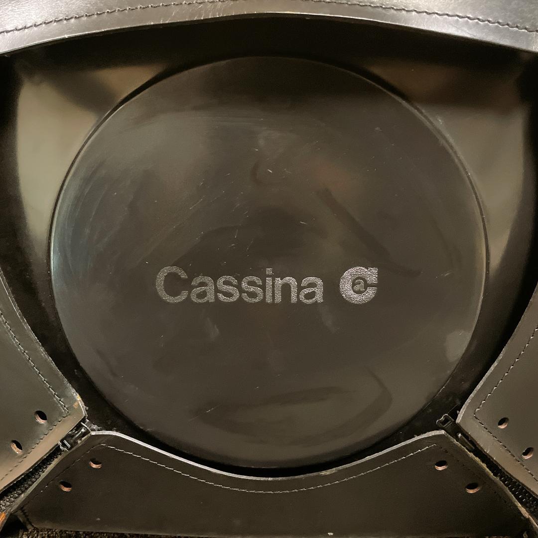 希少　名作　Cassina　カッシーナ 413 CAB　ブラック