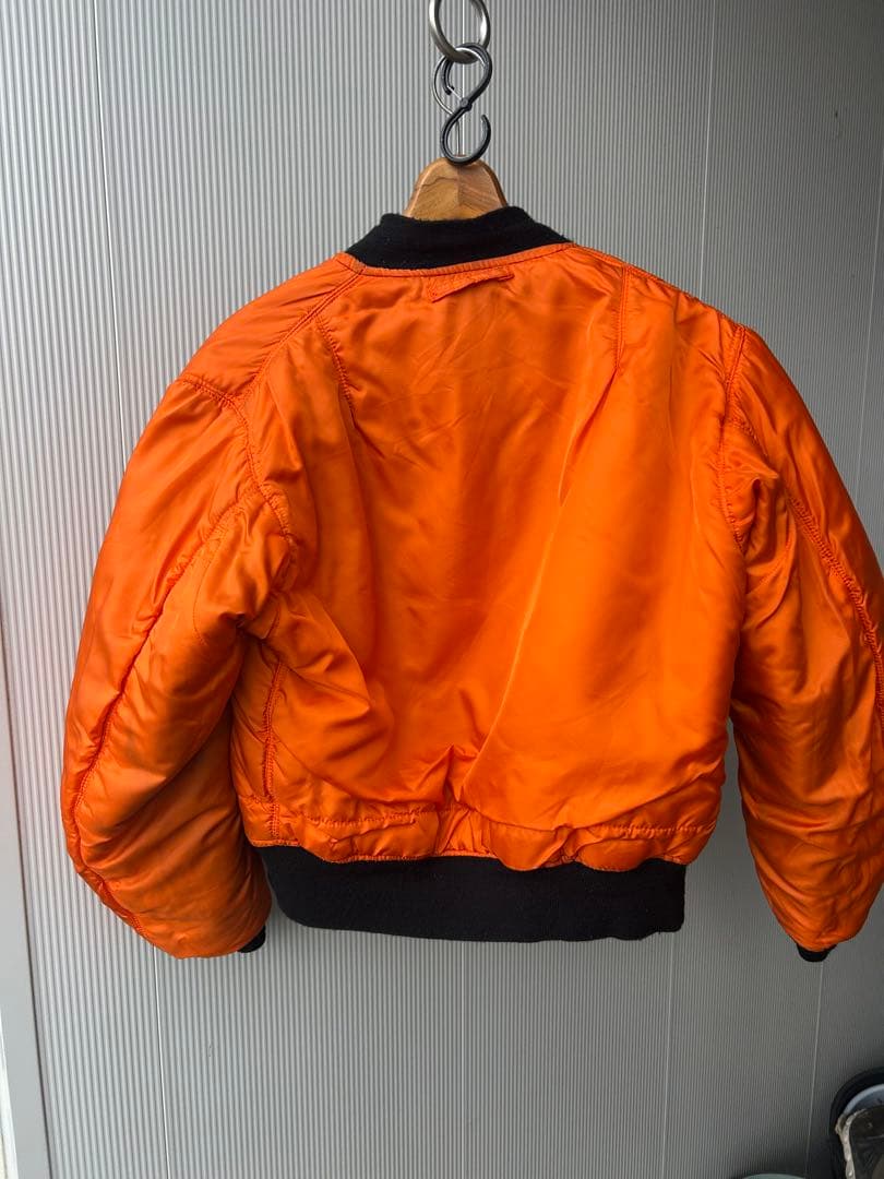 【USA製】70s MA-1 フライトジャケット IDEALジップ 米軍規格