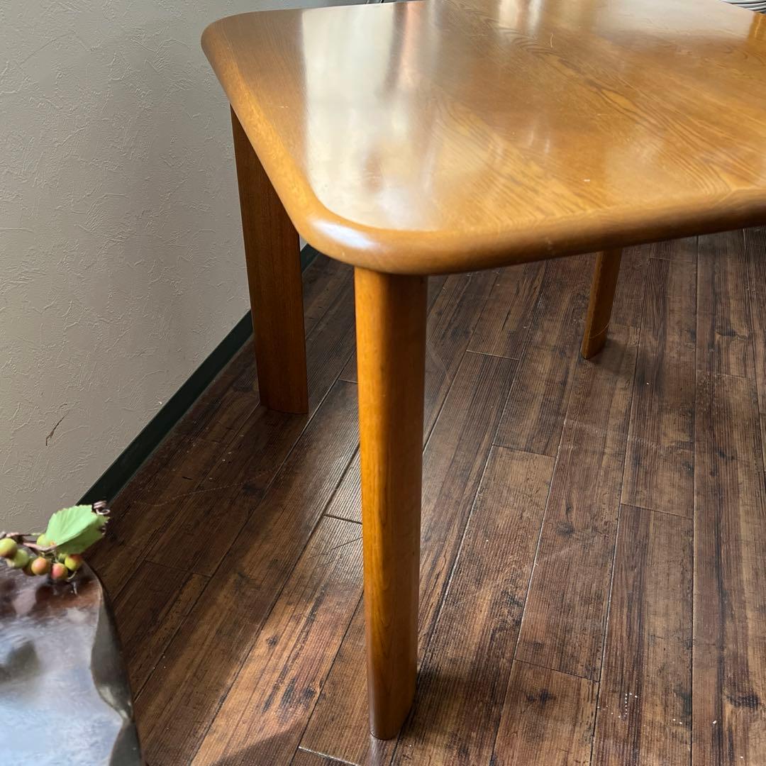 k364r120 浜本工芸 楢無垢材ダイニングテーブル DT-11 ダークオーク