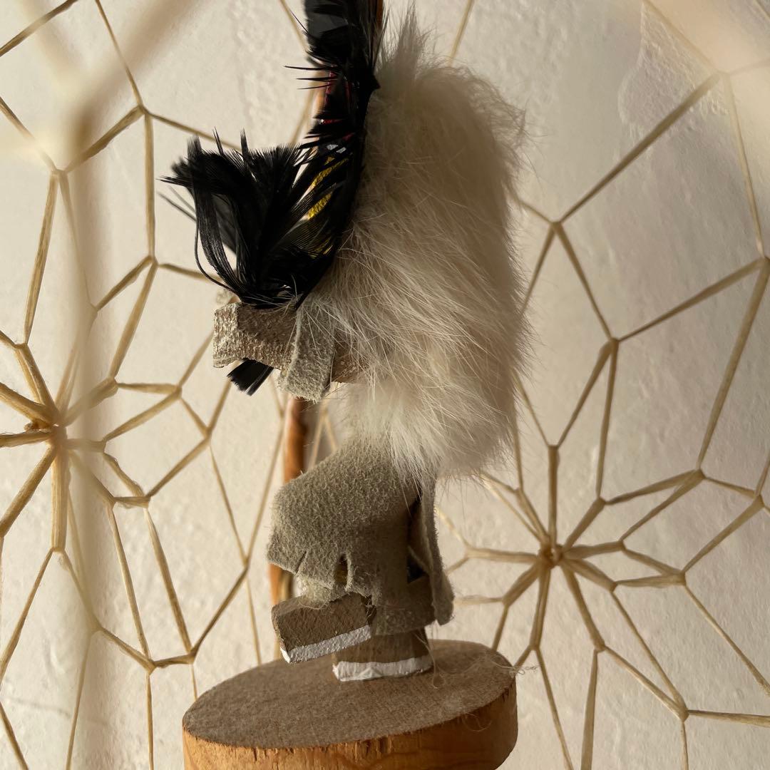 ネイティブアメリカン　ホピ族　カチナドール　サンフェイス　ドリームキャッチャー