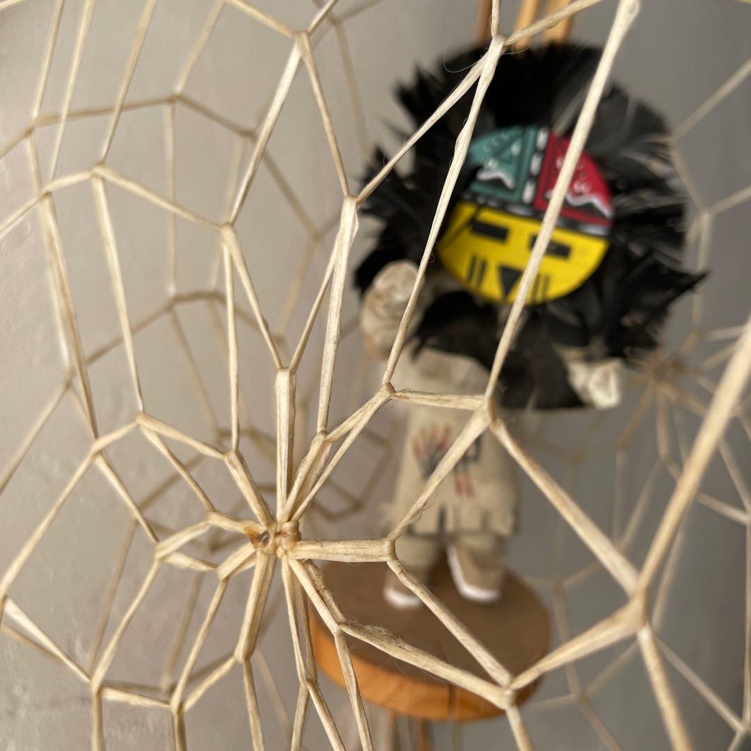 ネイティブアメリカン　ホピ族　カチナドール　サンフェイス　ドリームキャッチャー