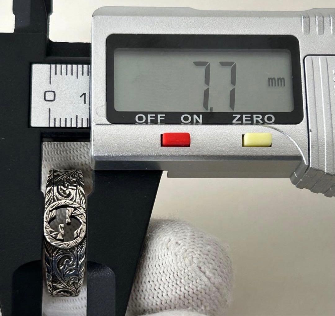 GUCCI グッチ インターロッキング アラベスク リング シルバー925