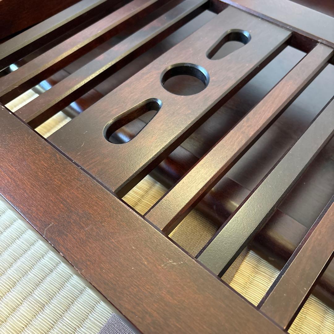 北海道民芸家具　2脚セット　座椅子　折りたたみ　ローチェア　木製　和室