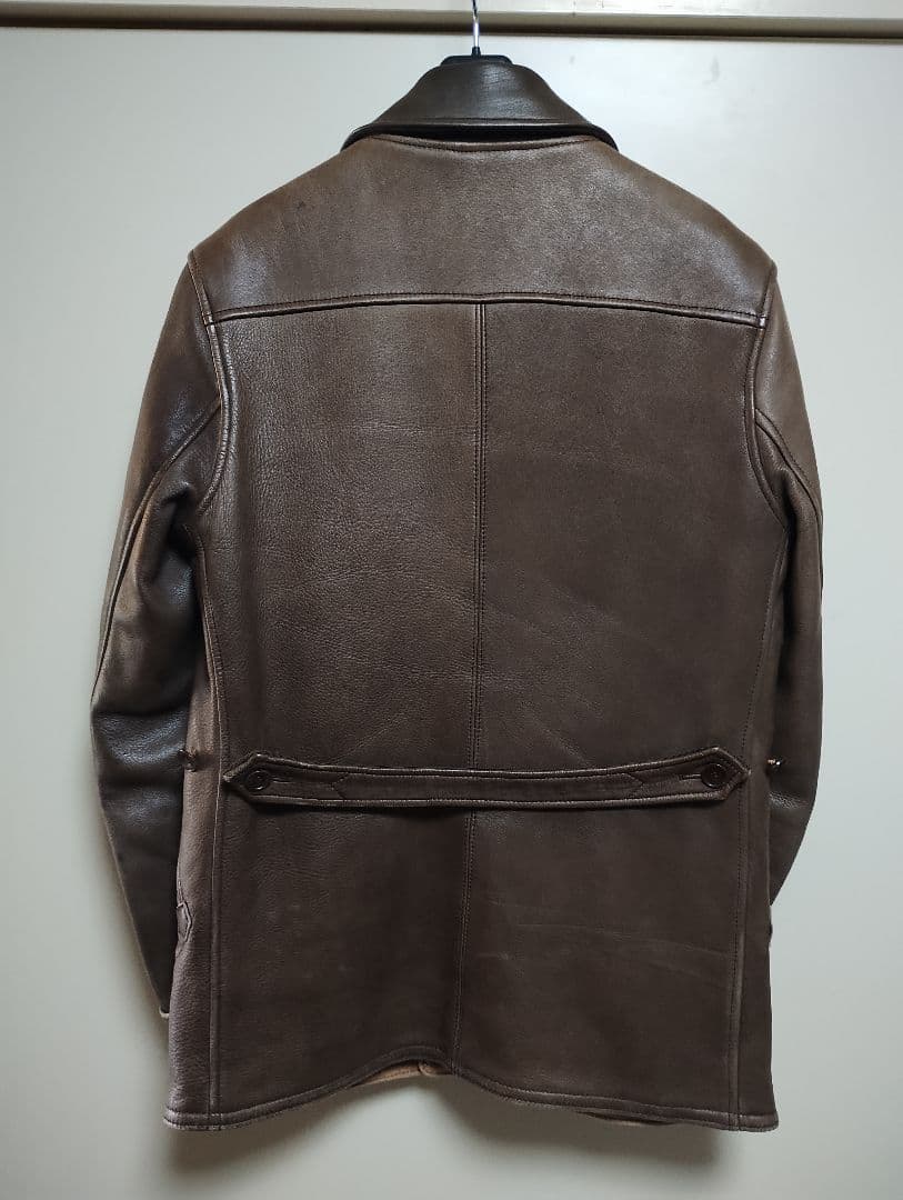 ロストコントロール ホースハイド カーコート 36 Sサイズ　ブラウン