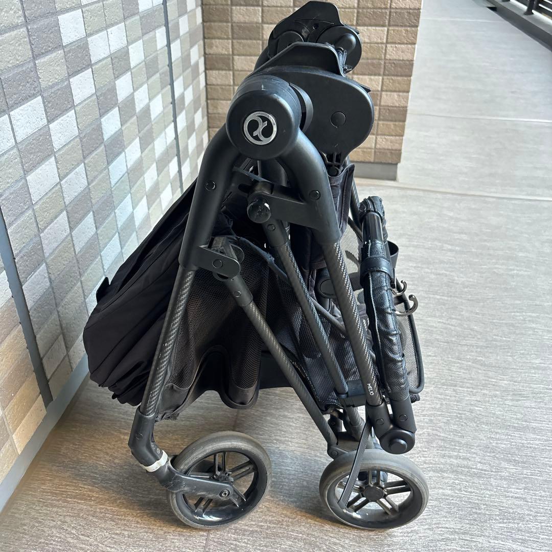 Cybex メリオ 黒 ブラック カップホルダー バギーボード付き