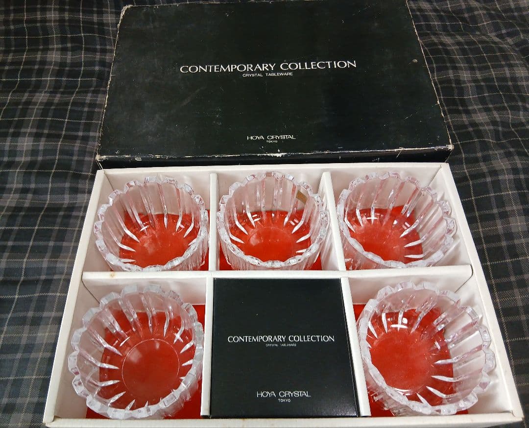 HOYA　CRYSTAL/ホヤクリスタル ガラス小鉢 5客セット