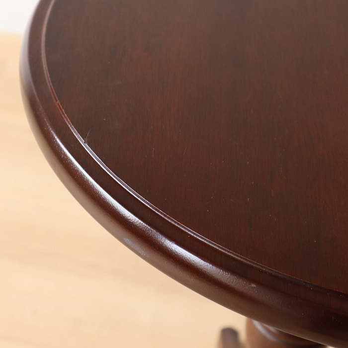 マルニ サイドテーブル 丸 レトロ 古家具 木製 カフェ 喫茶