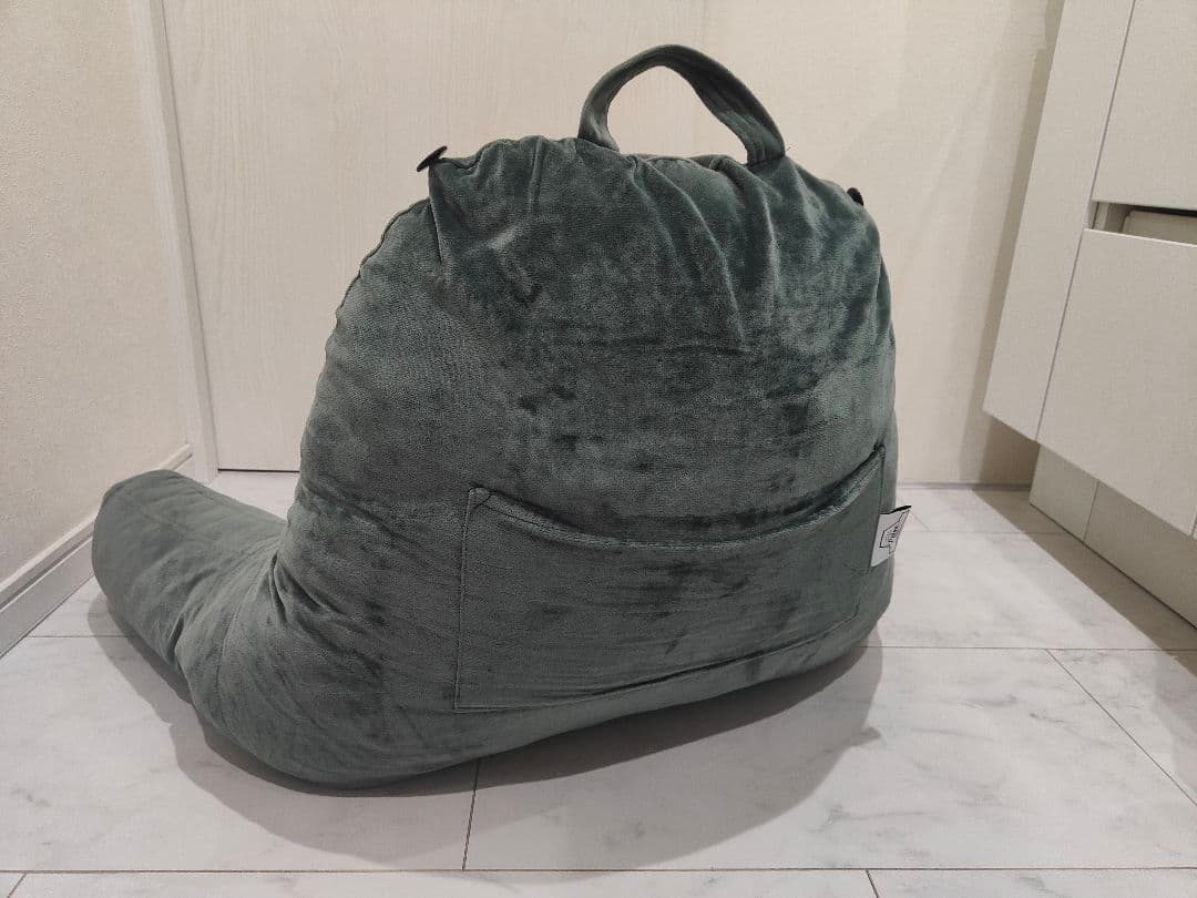 【美品☆】肘付き背もたれクッション フロアクッション