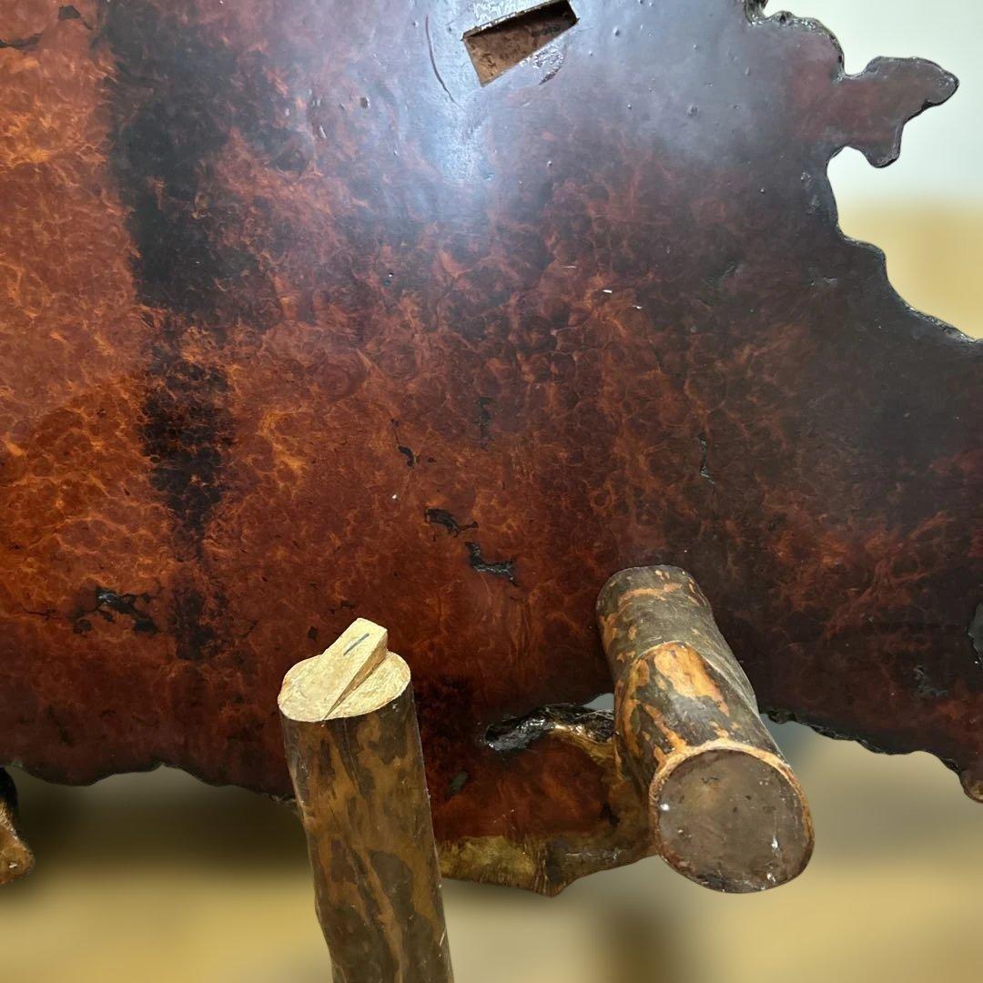 taka 花梨　 座卓 一枚板 高級テーブル　天然木製光沢座卓アンティーク