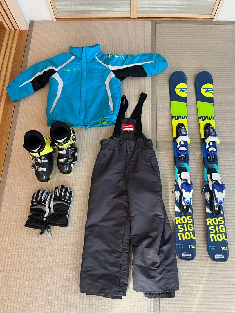 スキーセット　120cm 19.5cm FABLICE ROSSIGNOL