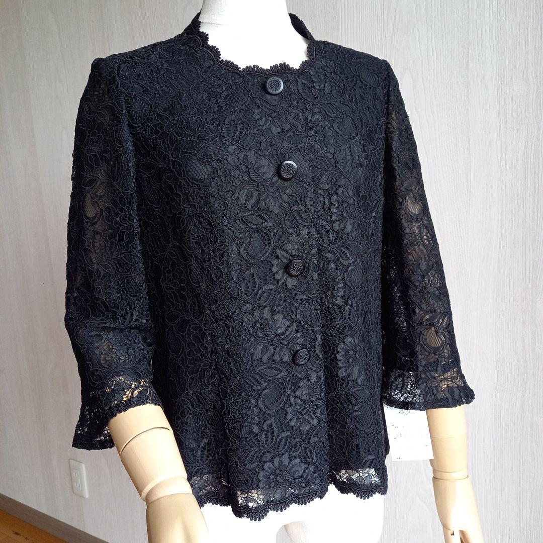 ソワール　レース　ブラウス　9号　新品