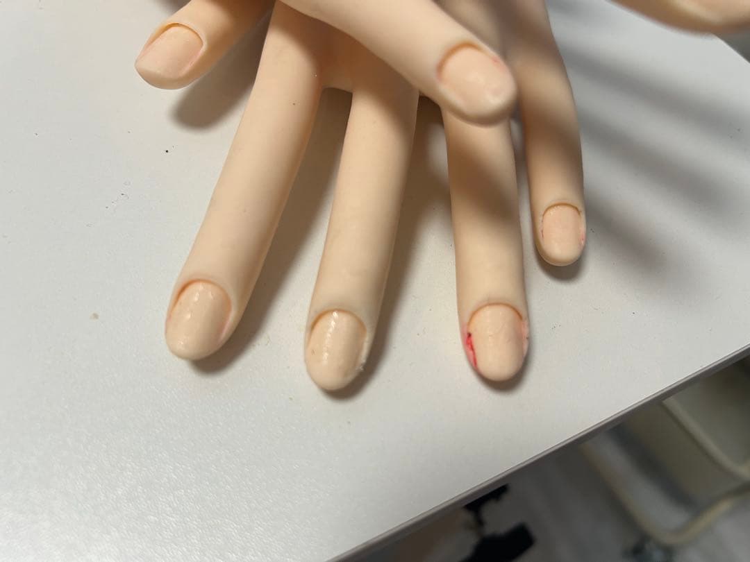 JNEC認定モデルハンド　ネイルチップ等おまけ多数