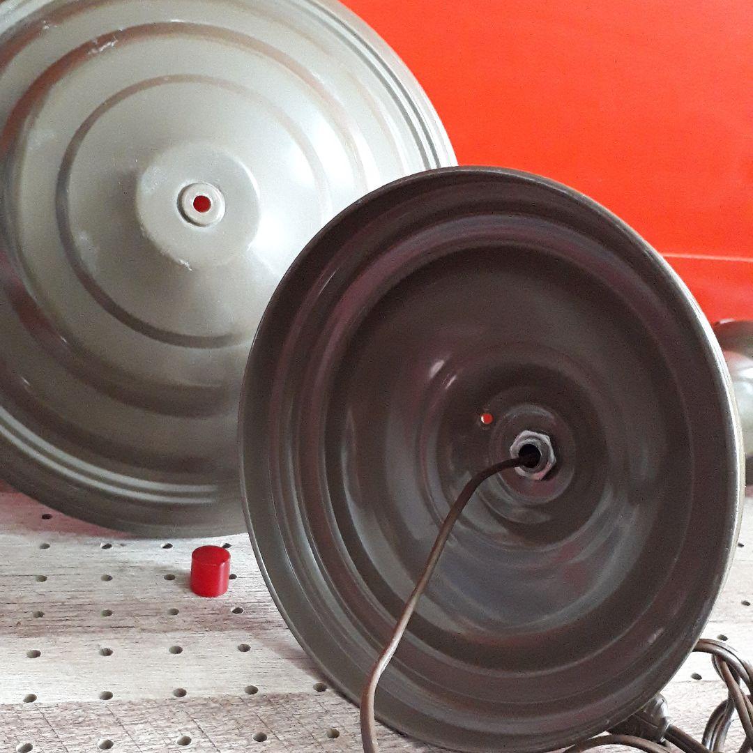 米国ヴィンテージ 1970' ミッドセンチュリー UFOアトミックメタルランプ