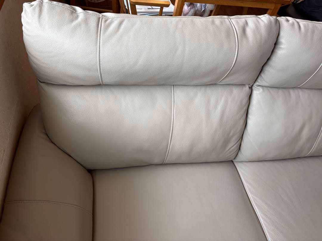 【maimeguさま専用 】三人掛けソファーレザー CLAVER 革皮 PVC