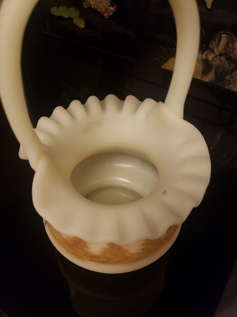 フェントン社 Fenton フェントン アートガラス ウランガラス 置物