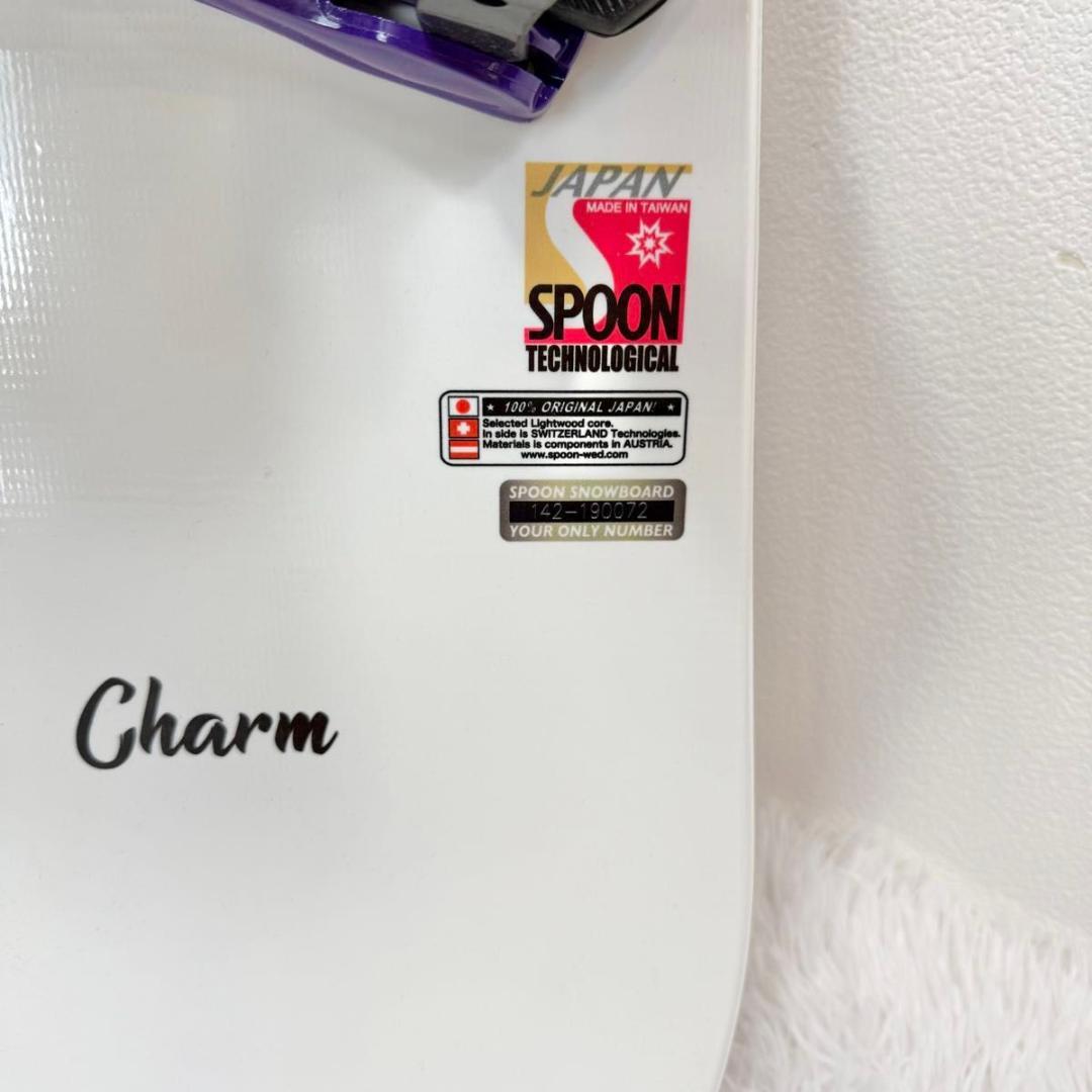 【美品】Spoon Charm 142cm スノーボード パンダ 9129