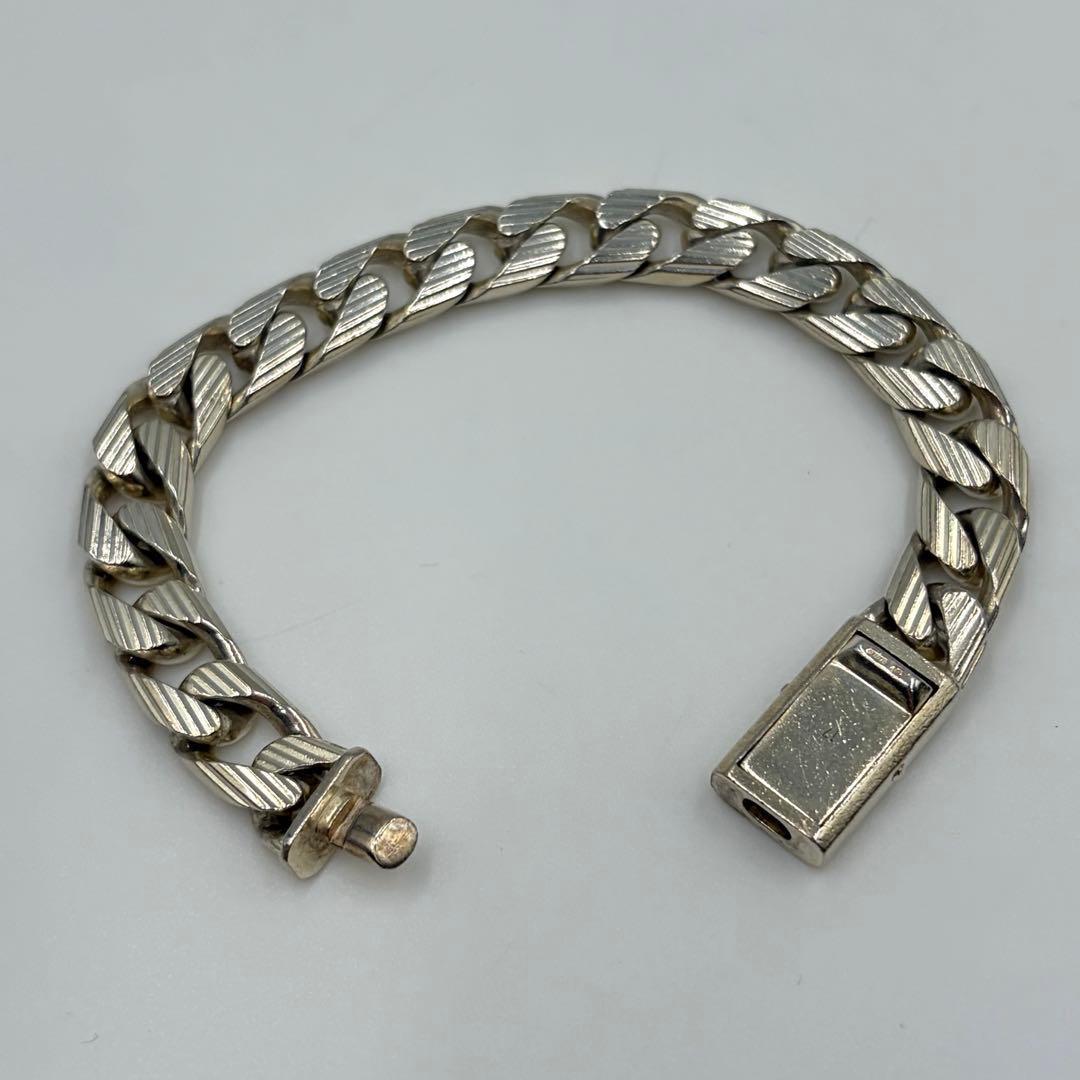 グッチ ブレスレット 喜平 ストライプ シルバー 925 GUCCI 913