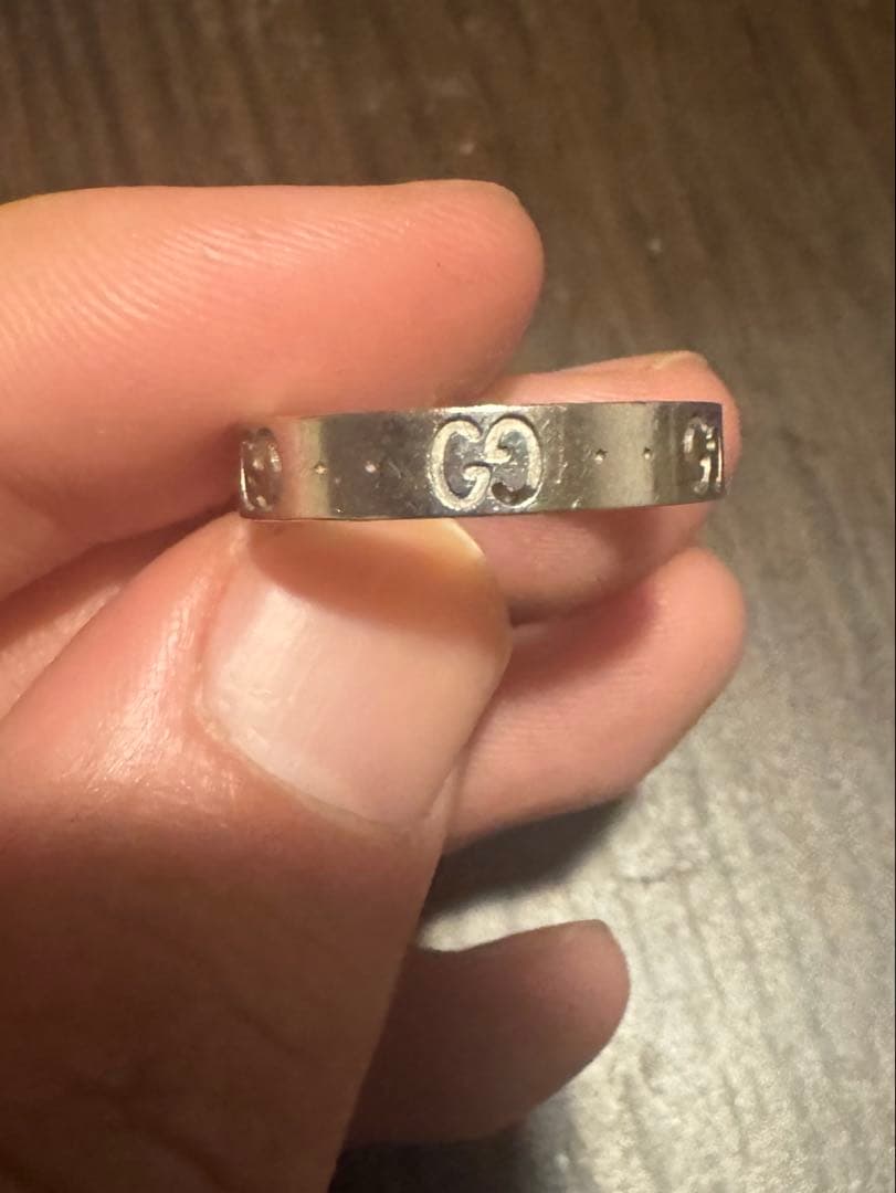 グッチ　アイコンリング　AU750