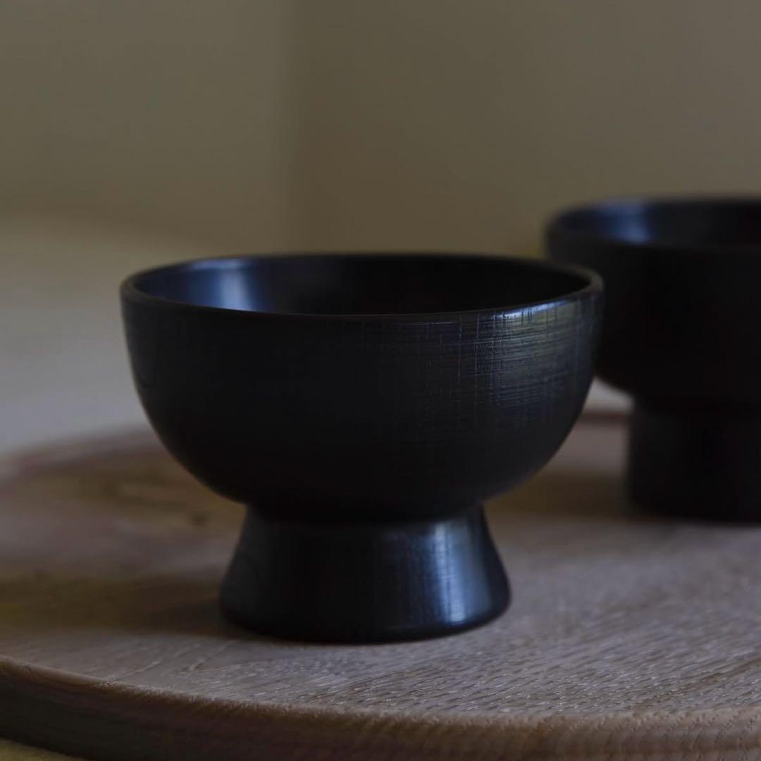 木工作家 豊田豪史さん◻️黒漆汁椀 2点◻️新品未使用