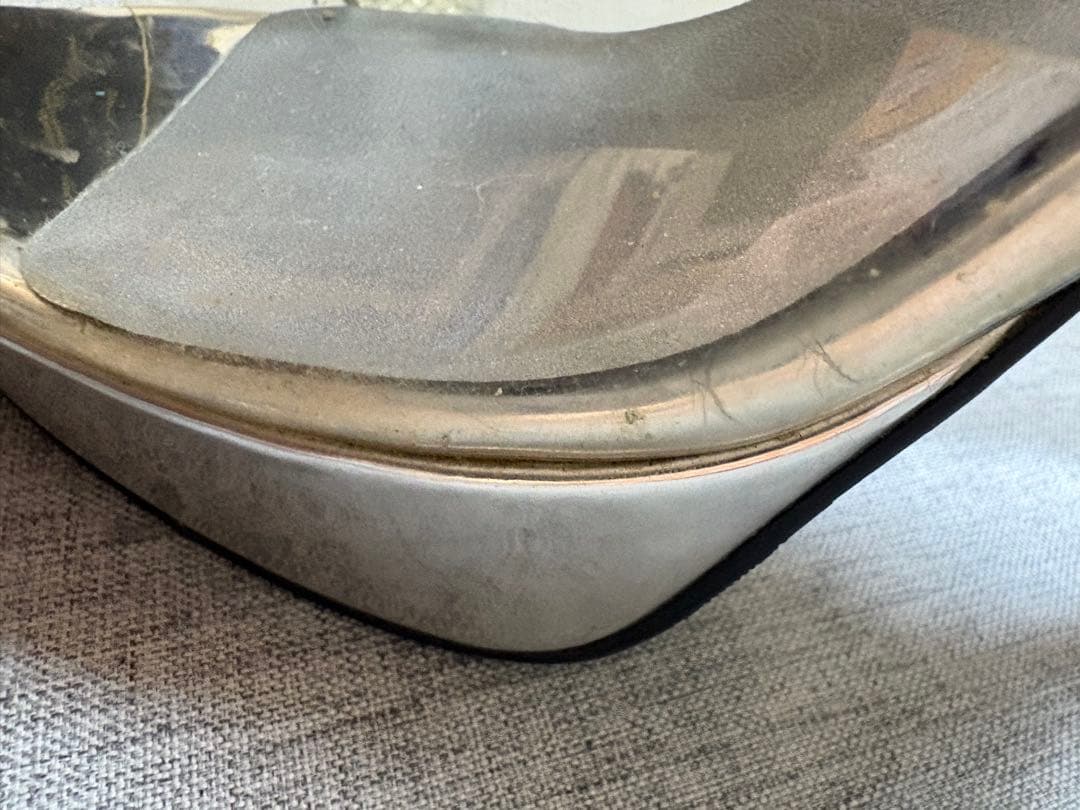 【BBJ公式】ベストボディジャパンヒール シルバー 24cm アンクルバンド付き