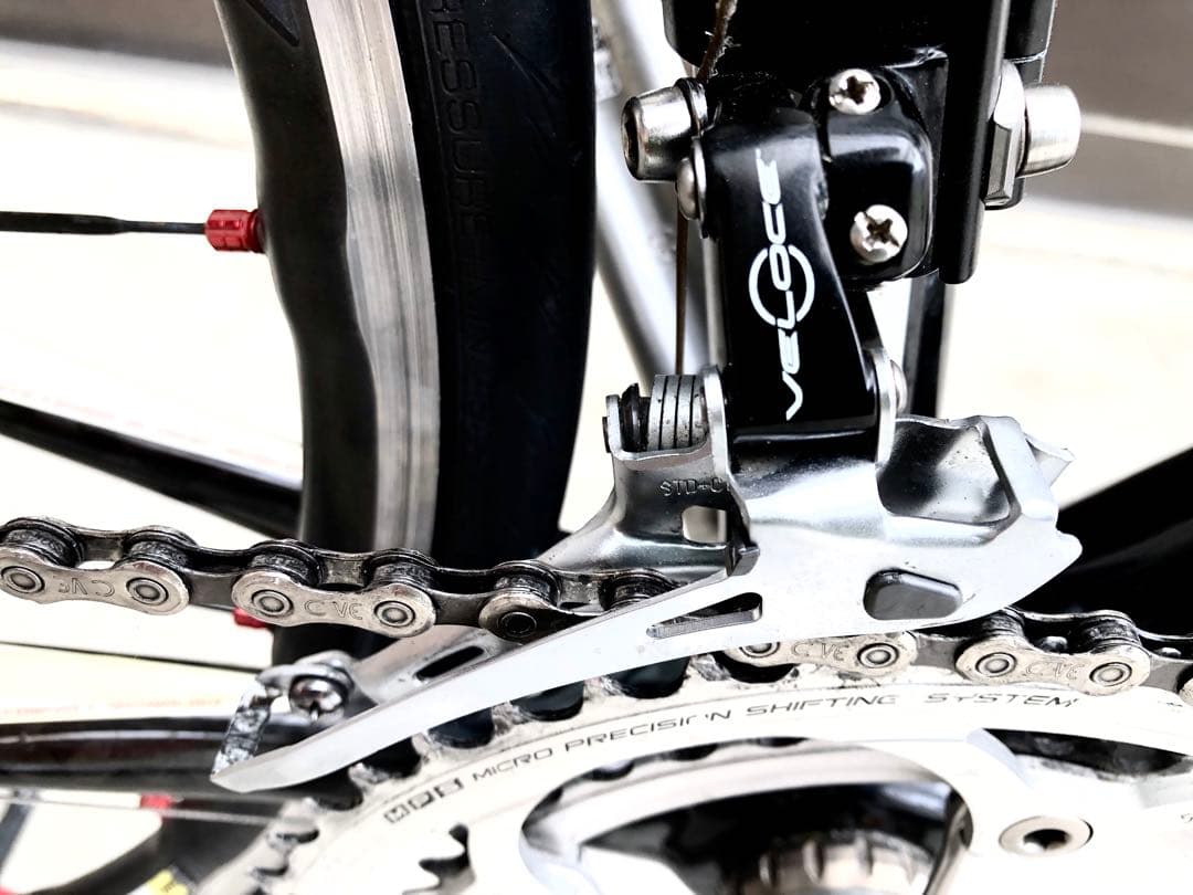 フルカーボン美品/全整備済LOOK/ルック555/新品カンパ・ヴェローチェ