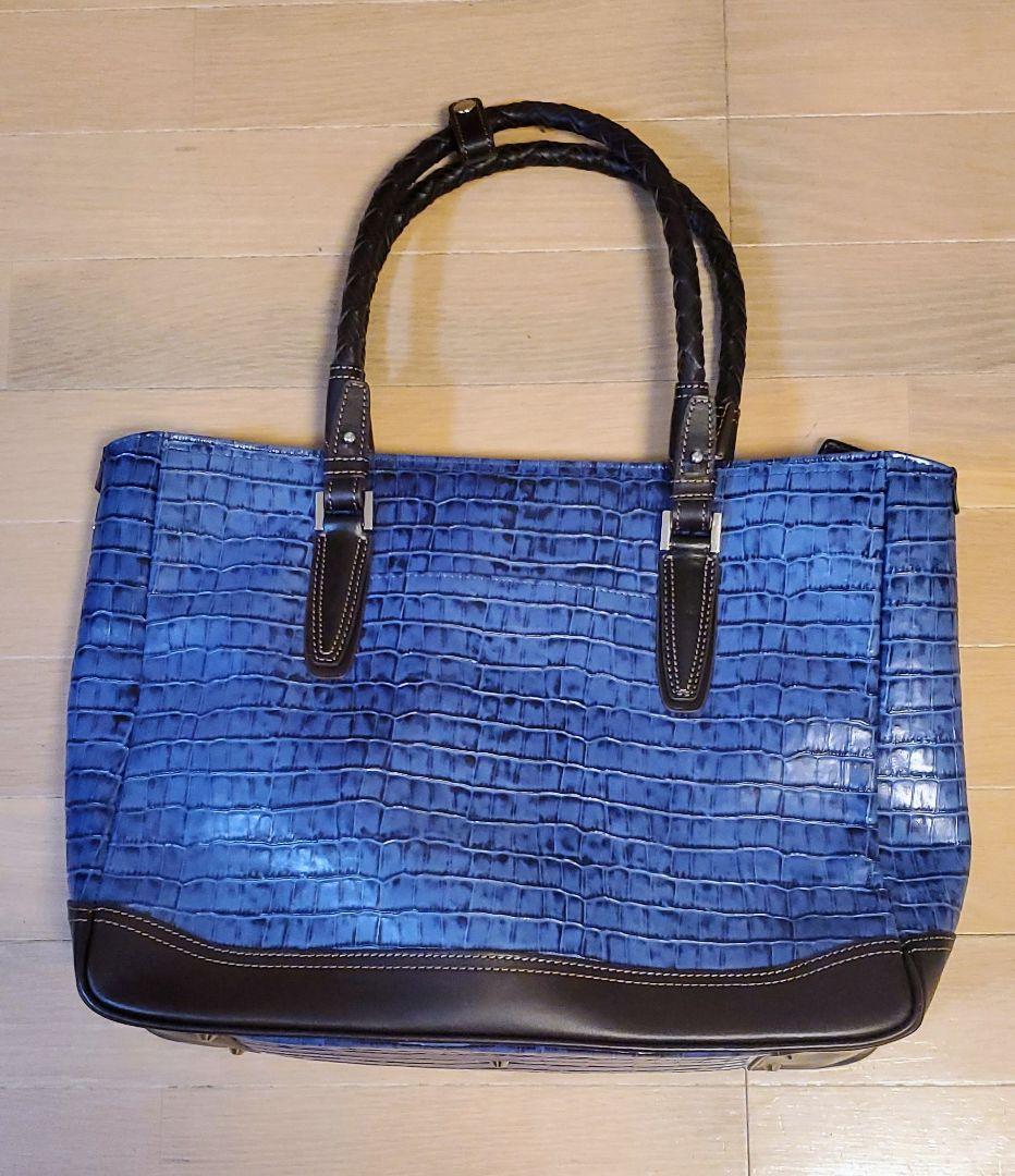 新品　Kiefer neu キーファーノイ アモーレ 本革 B4 クロコ型押し