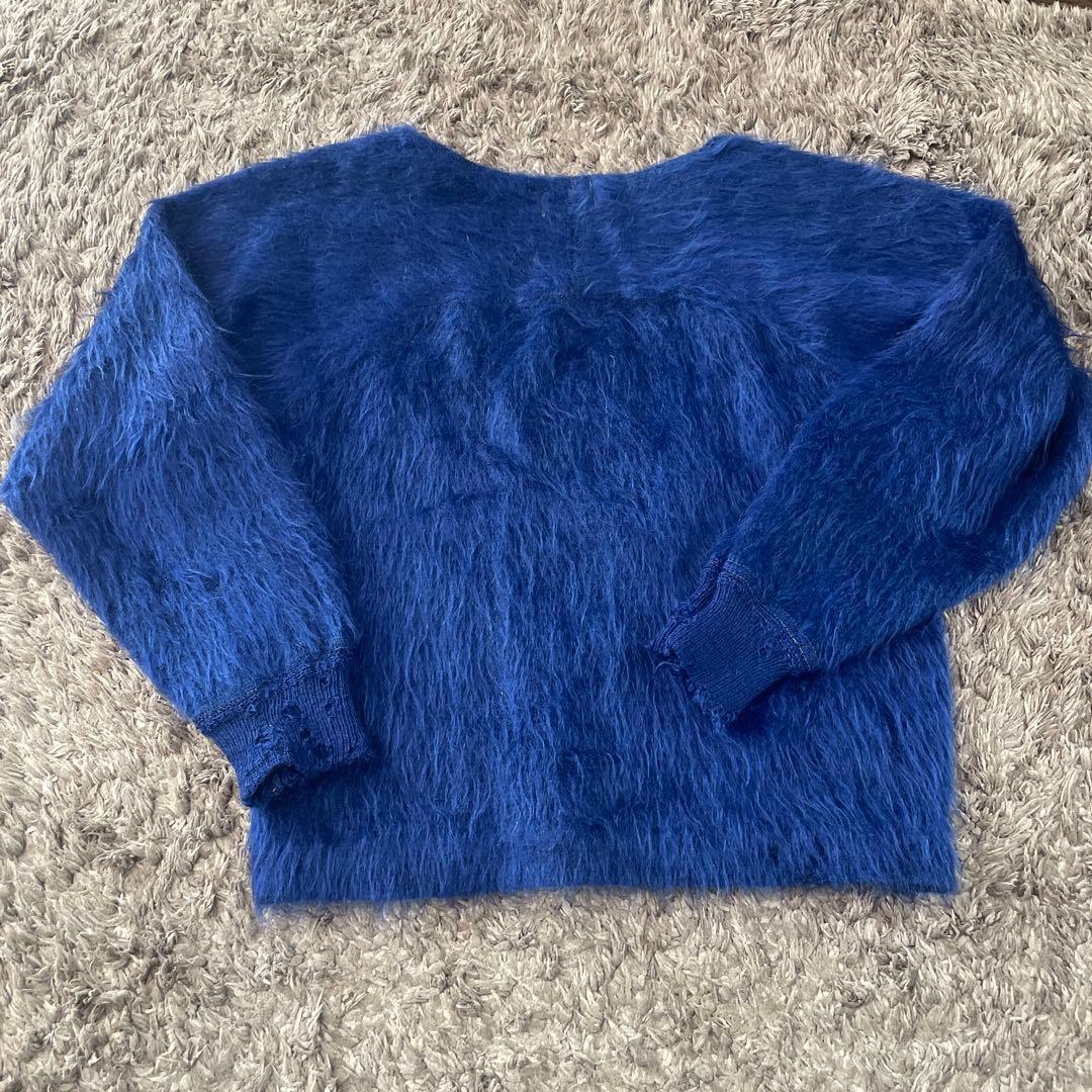 m*1様 60s J.C. Penney Co. シャギーニット 青　S ヴィン