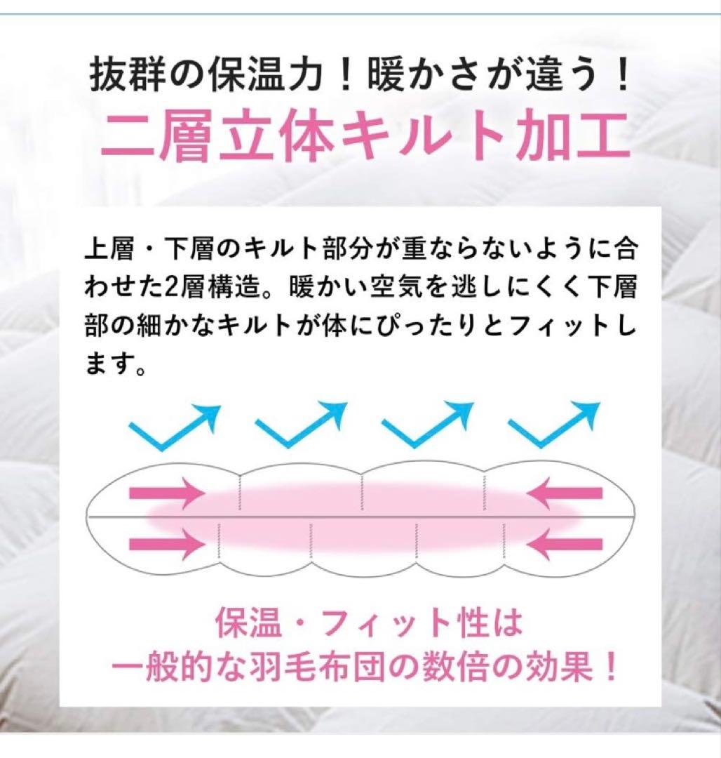 羽毛布団 シングル ハンガリー産 マザーグースダウン 93％ 無地キナリ 日本製