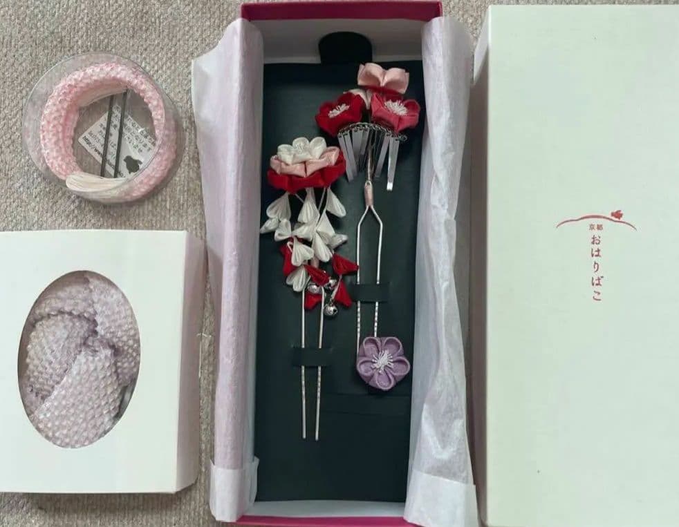 京都　おはりばこ　髪飾りセット 七五三