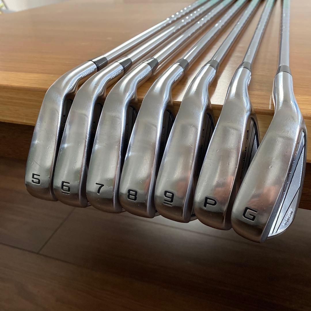 コブラ　キングツアーアイアン７本セット　＃５～ＧＷ