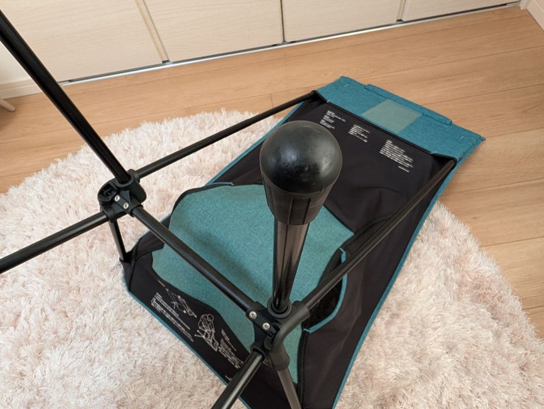 ヘリノックス サンセットチェア ラグーンブルー ロッキングフット付き