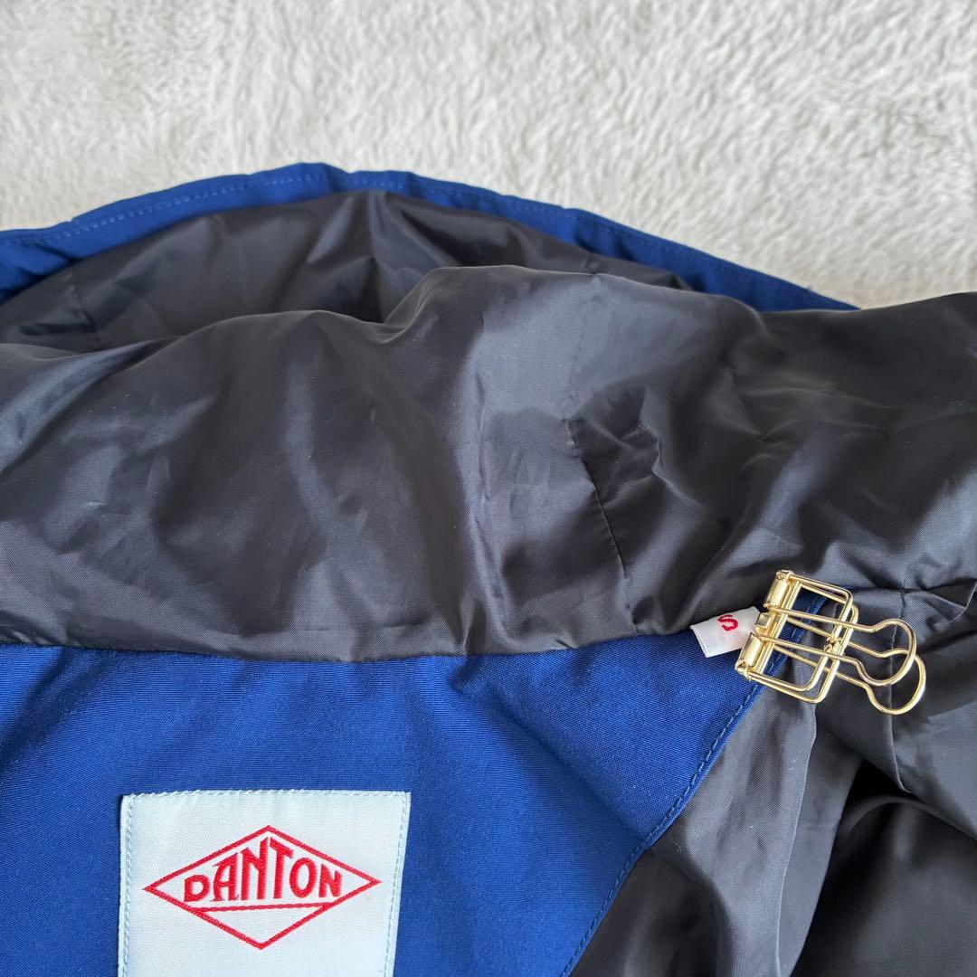 ダントン フード付き ダウンジャケット 撥水 Bshop 近年モデル 青