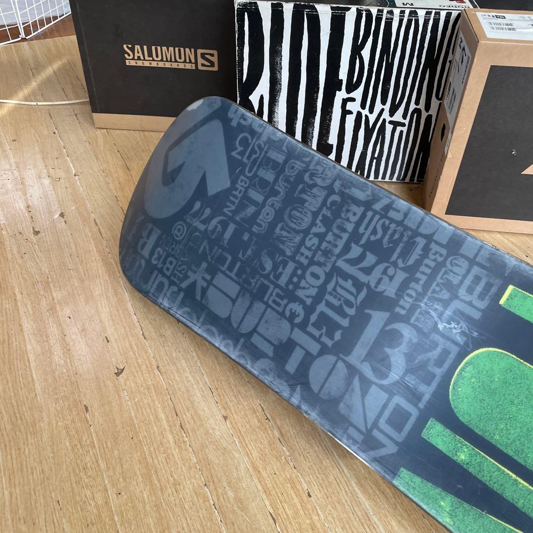 BURTON×B＆W　バートン　スノーボードセット　バインディング付