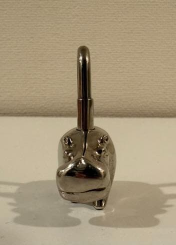 HERMES　カデナ　カバ　2005年ビンテージ 　バッグ　チャーム　シルバー