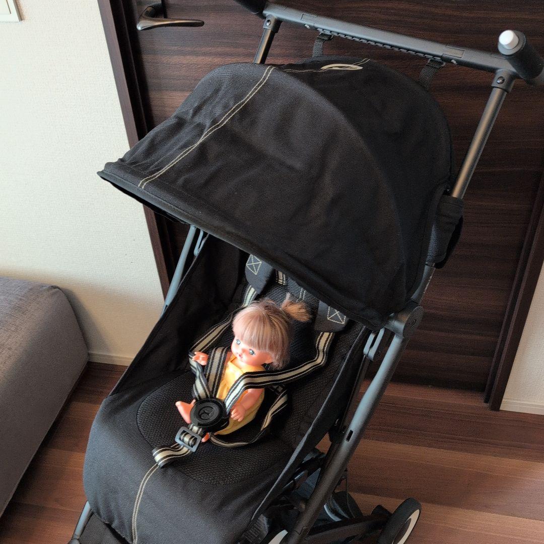 【ha】 Cybex リベル ブラック折りたたみベビーカー
