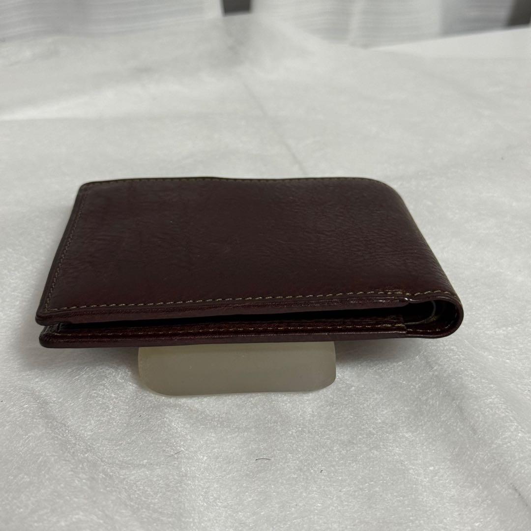 ⭐️極美品⭐️ココマイスター　二つ折り財布　ダークブラウン　メンズ　レザー