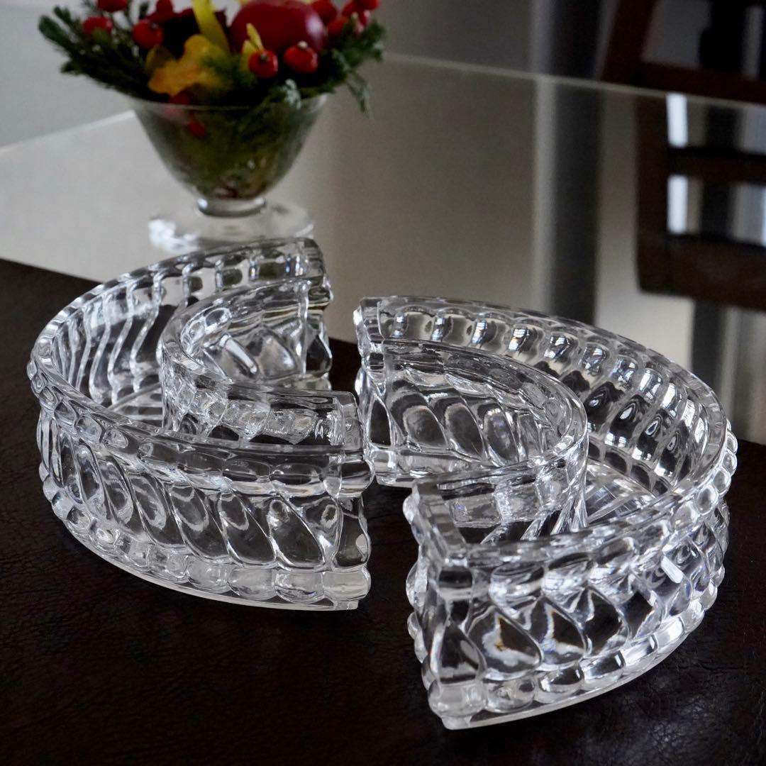 オールドバカラBACCARATバンブー★テーブル センター フラワーベース/花器