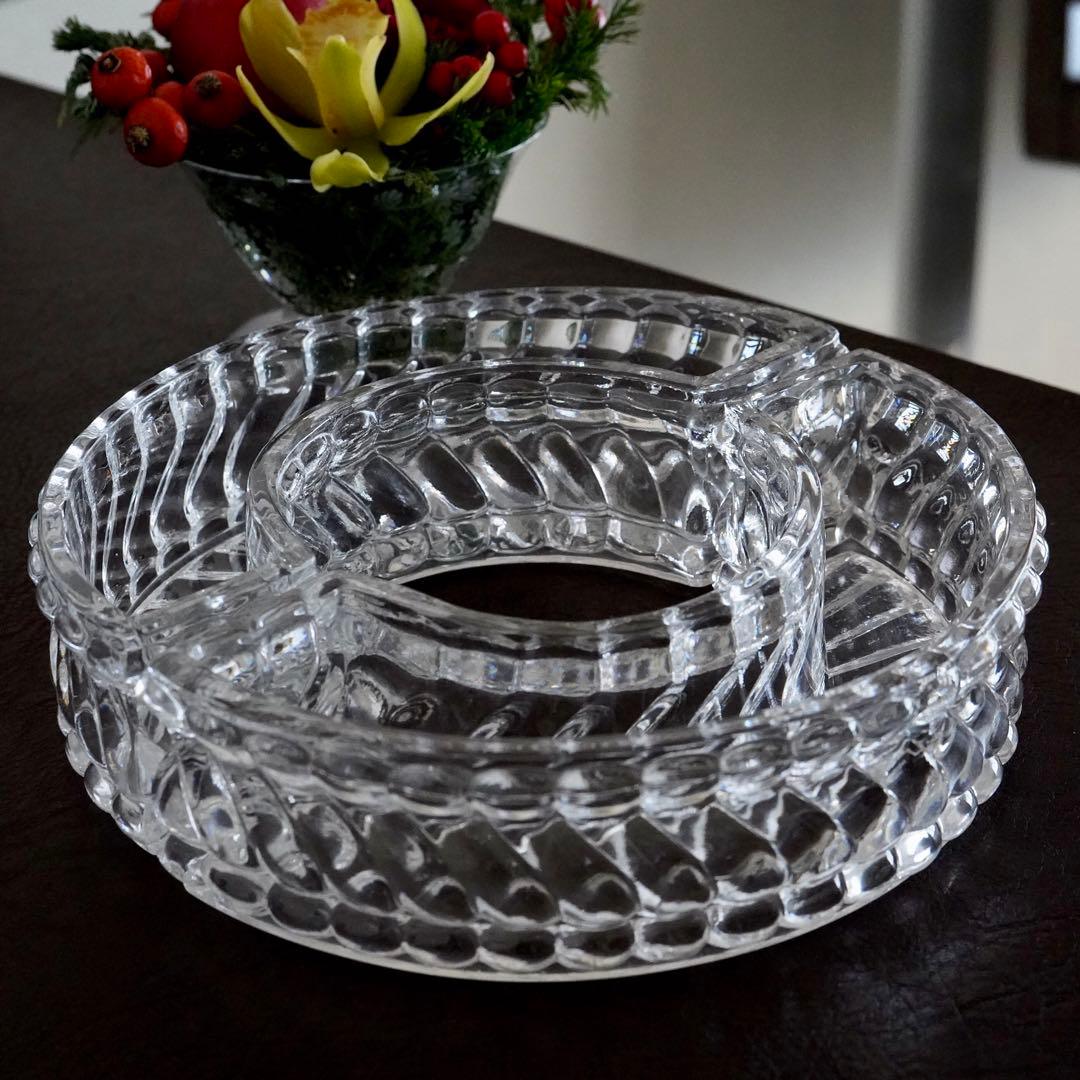 オールドバカラBACCARATバンブー★テーブル センター フラワーベース/花器