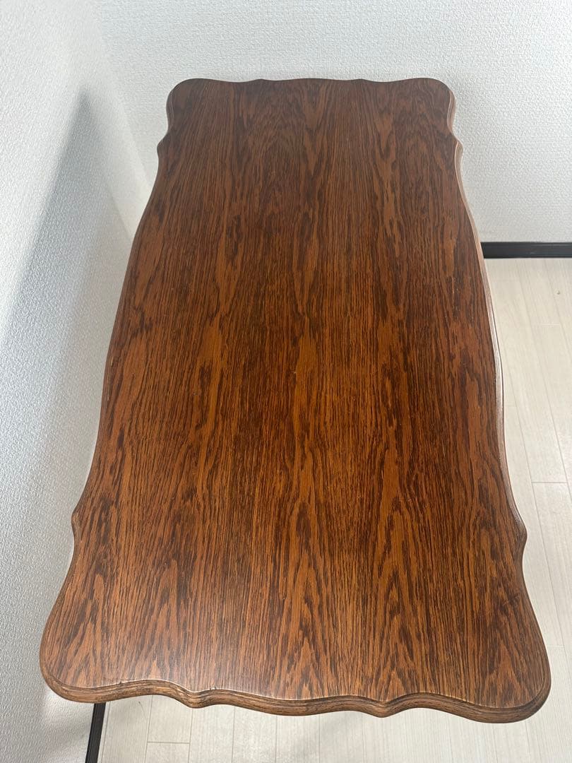 三越 ブルージュ Brugge オーク材 猫脚 デスク ヨーロピアン ※i1※